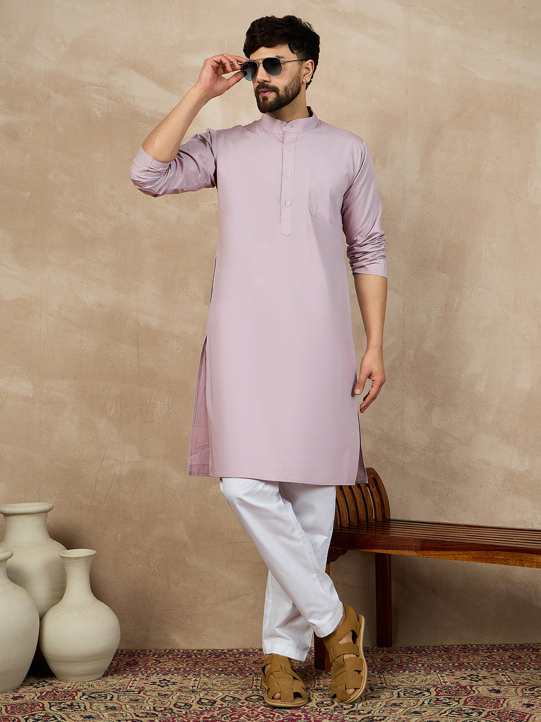 Fabsleek Cotton Kurta and Pajama Set for Men