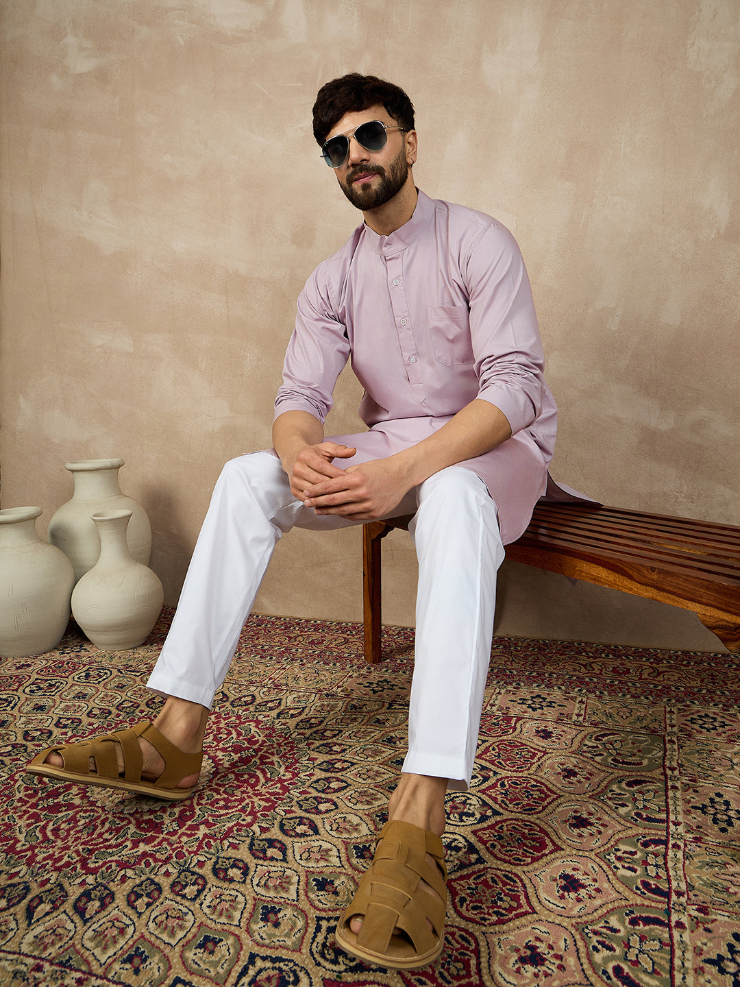 Fabsleek Cotton Kurta and Pajama Set for Men